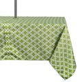 Fastfood 60 x 120 in. Green Lattice Outdoor Tablecloth with Zipper FA1525279